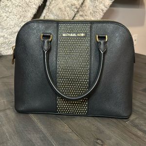 Michael Kors Studded Cindy Medium Dome Satchel WITH DUST BAG
